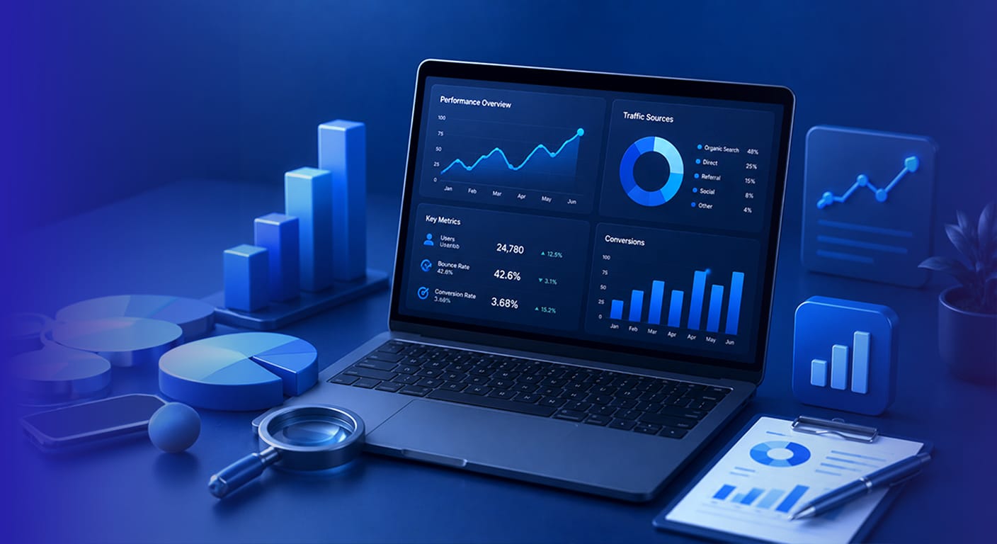 Analytics dashboard interface